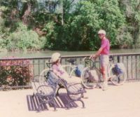Jim-and-Sandra-Schmid-with-bicycles-Riverfront-Park-Columbia-SC-4-5-88
